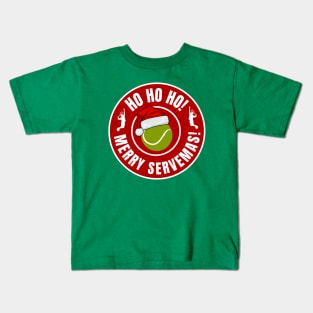 Tennis Christmas Kids T-Shirt